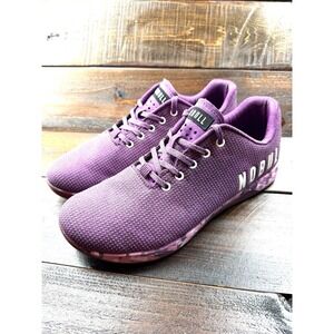 NoBull SuperFabric Mens 12 Women's 13.5 Crossfit Trainer Deep Purple Sneaker